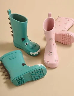 Ladybird Floral Gumboots