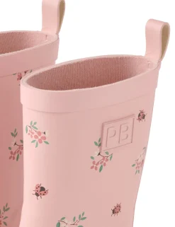 Ladybird Floral Gumboots
