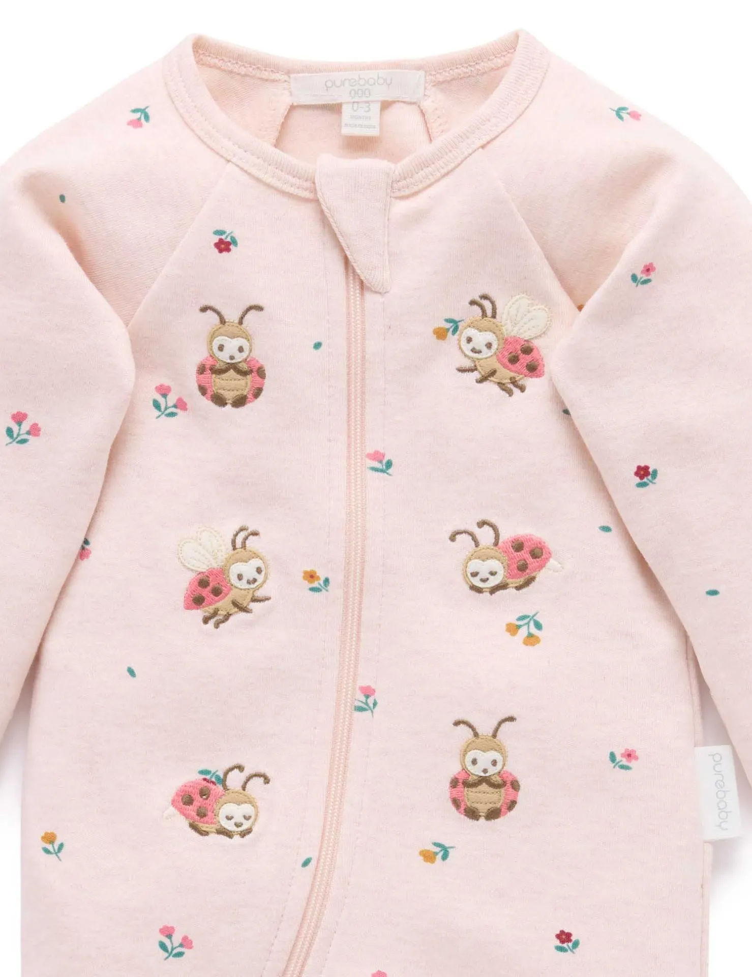 Ladybird Thick Zip Growsuit