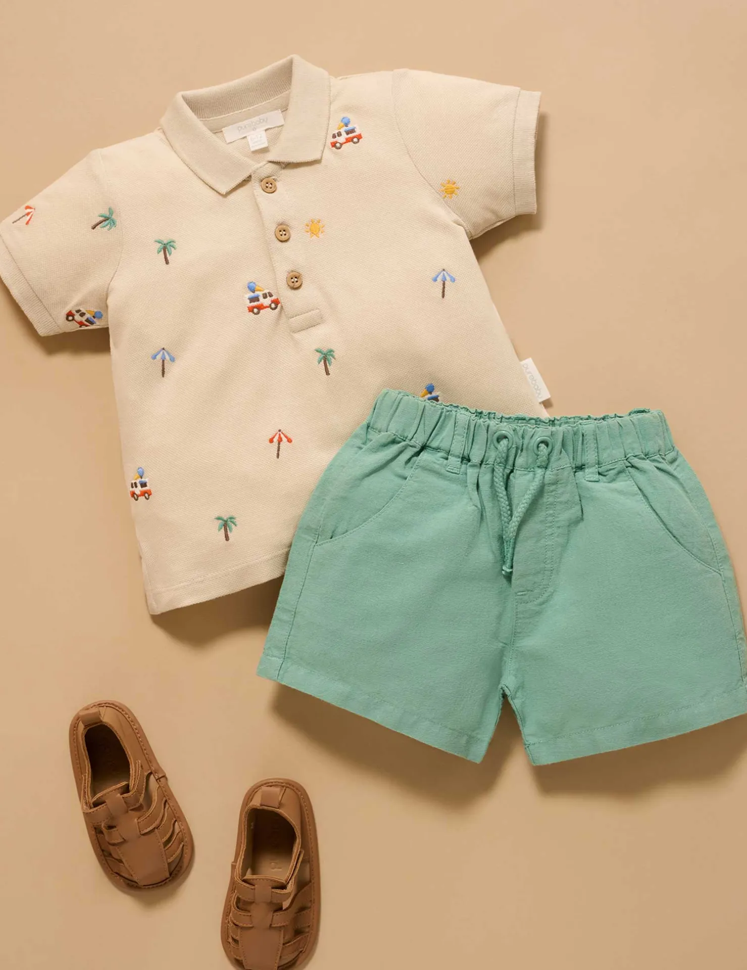 Linen Blend Shorts