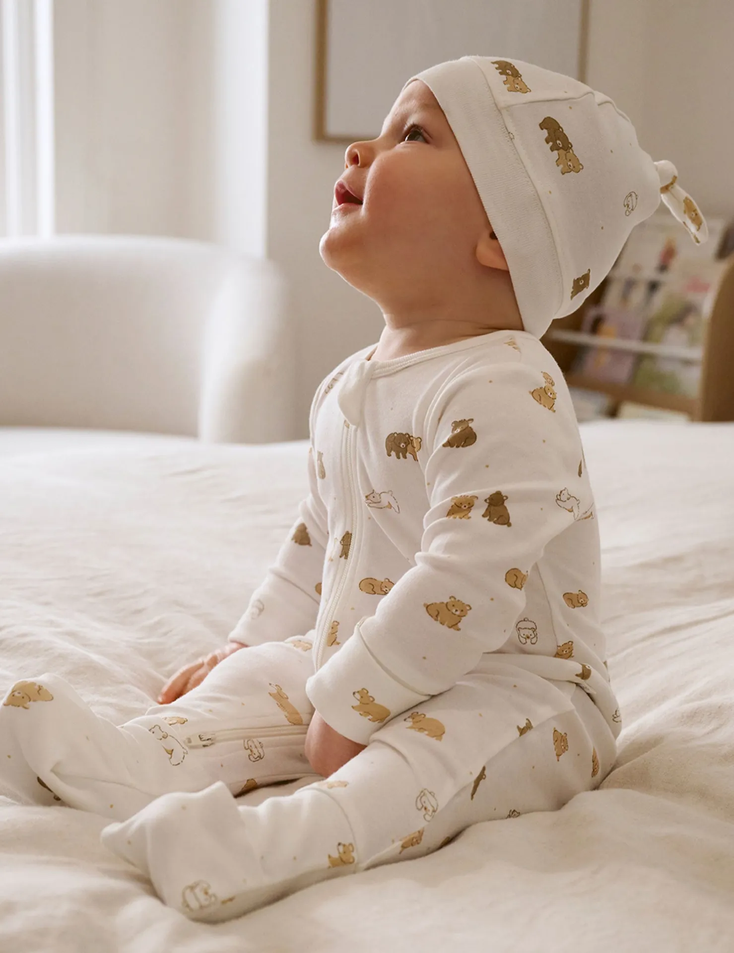 Little Bear 2 Pack Zip Growsuit