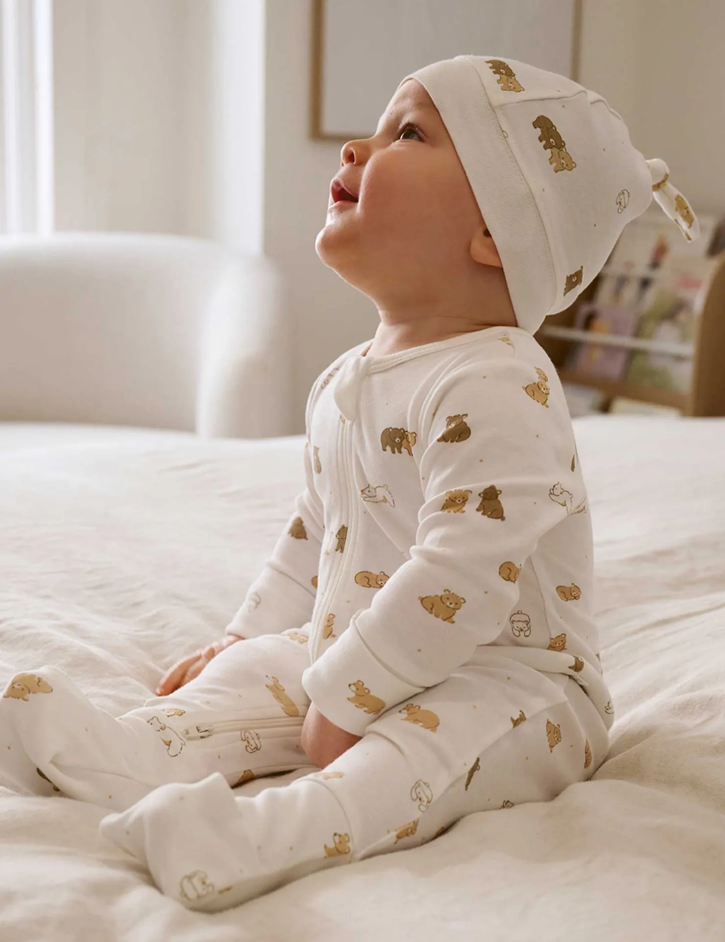 Little Bear 4 Pack Zip Growsuit