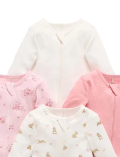 Little Bunny 4 Pack Zip Growsuit