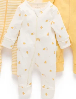 Little Ducky 4 Pack Zip Growsuit