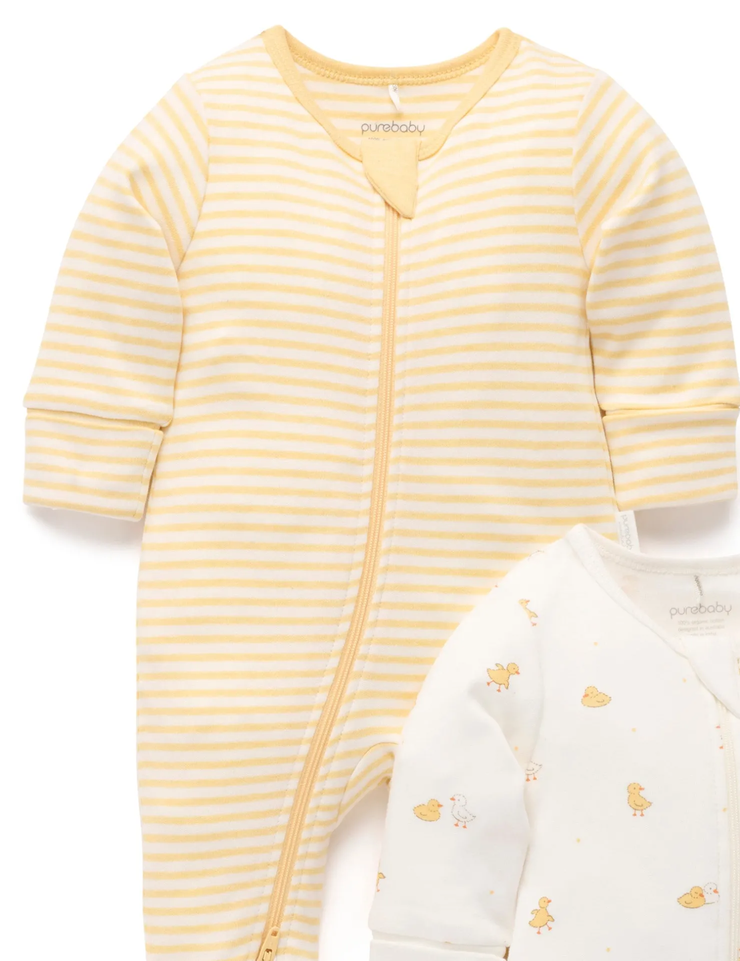 Little Ducky 2 Pack Zip Growsuit