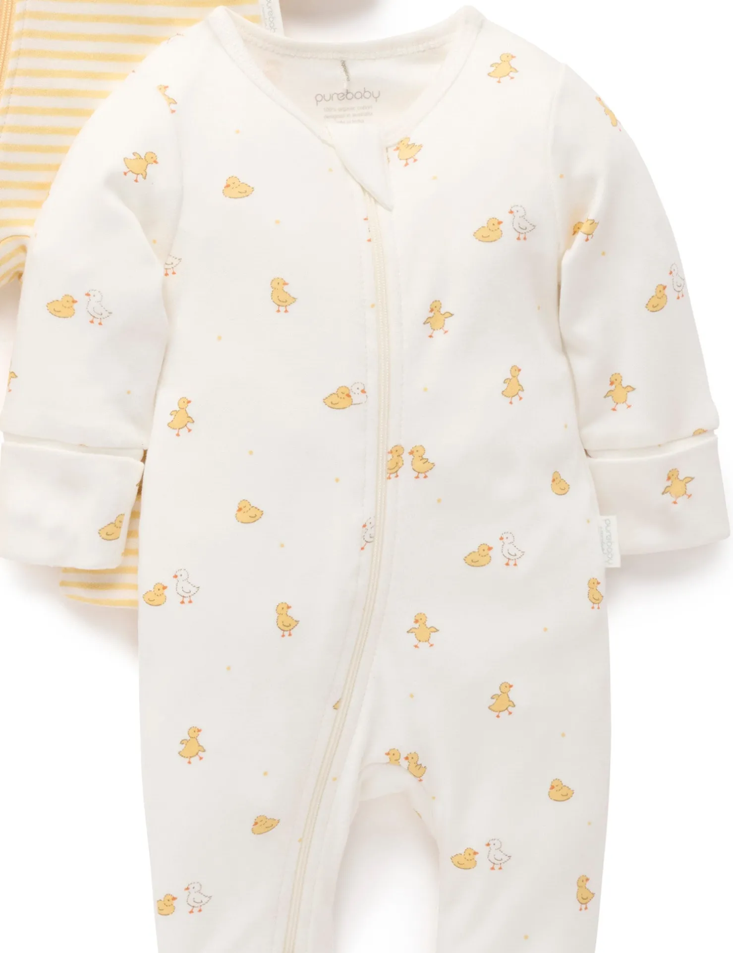 Little Ducky 2 Pack Zip Growsuit