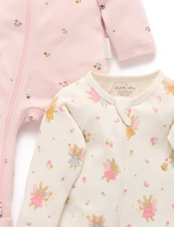 Little Fairies 2 Pack Zip Growsuit