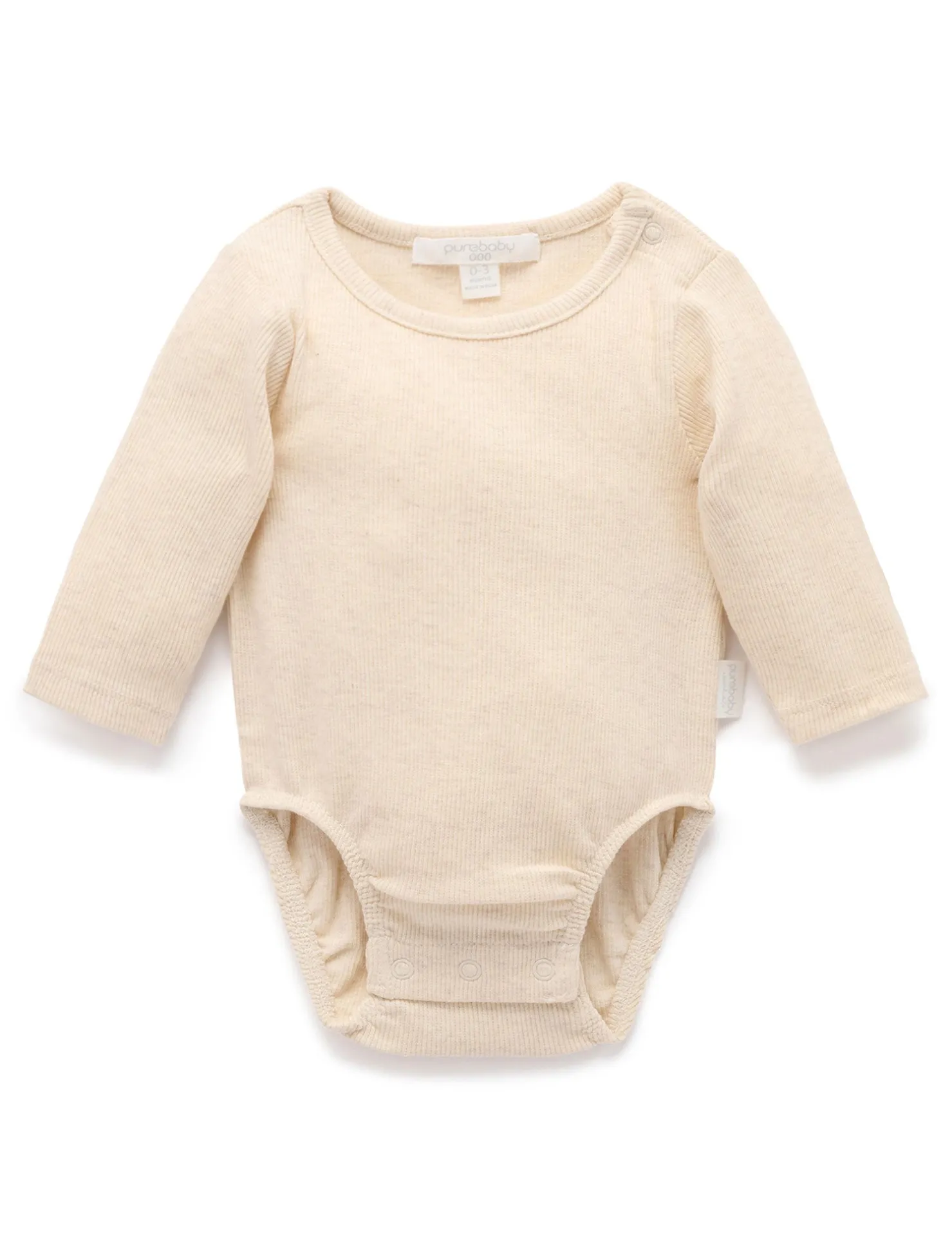 Long Sleeve Ribbed Bodysuit