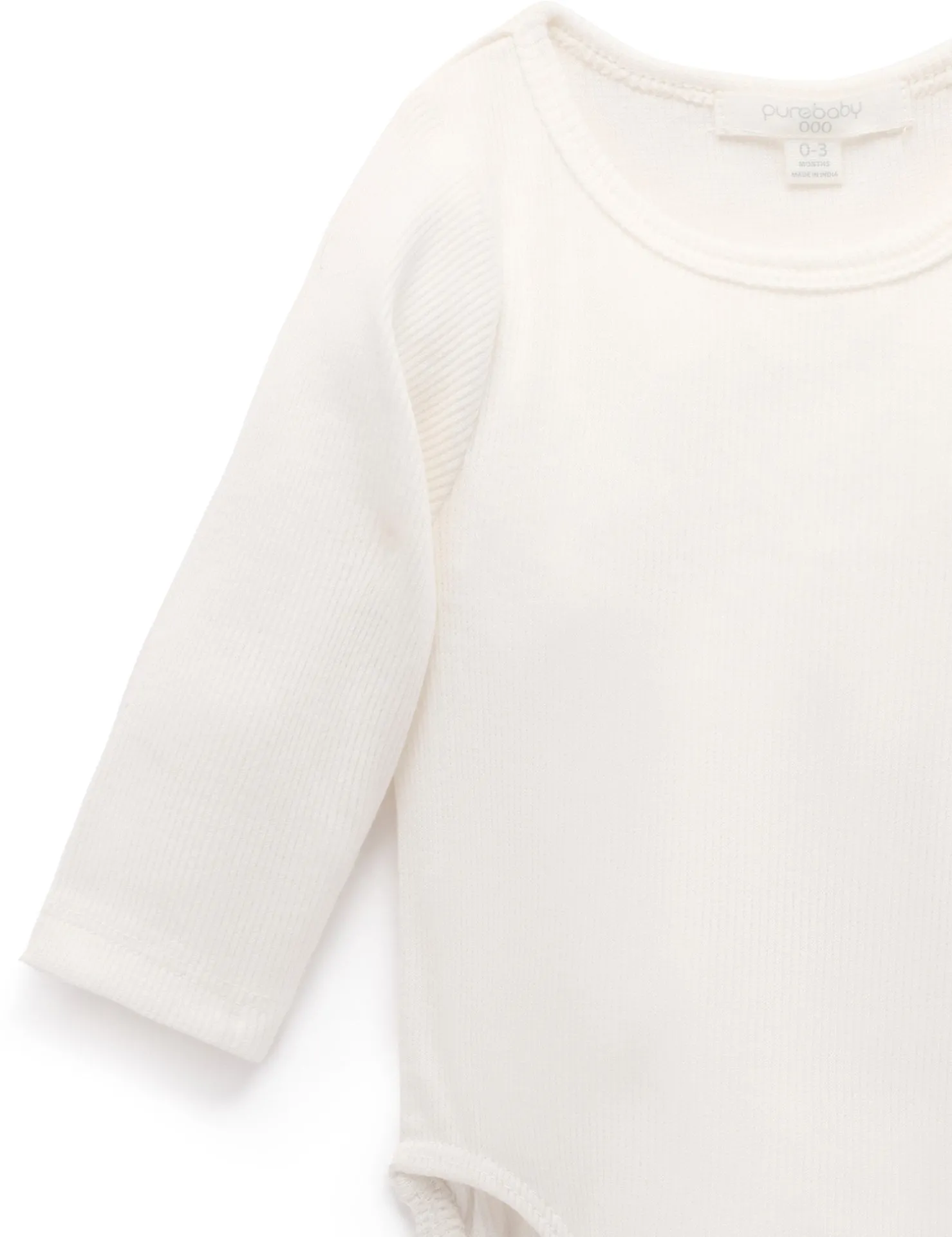 Long Sleeve Ribbed Bodysuit