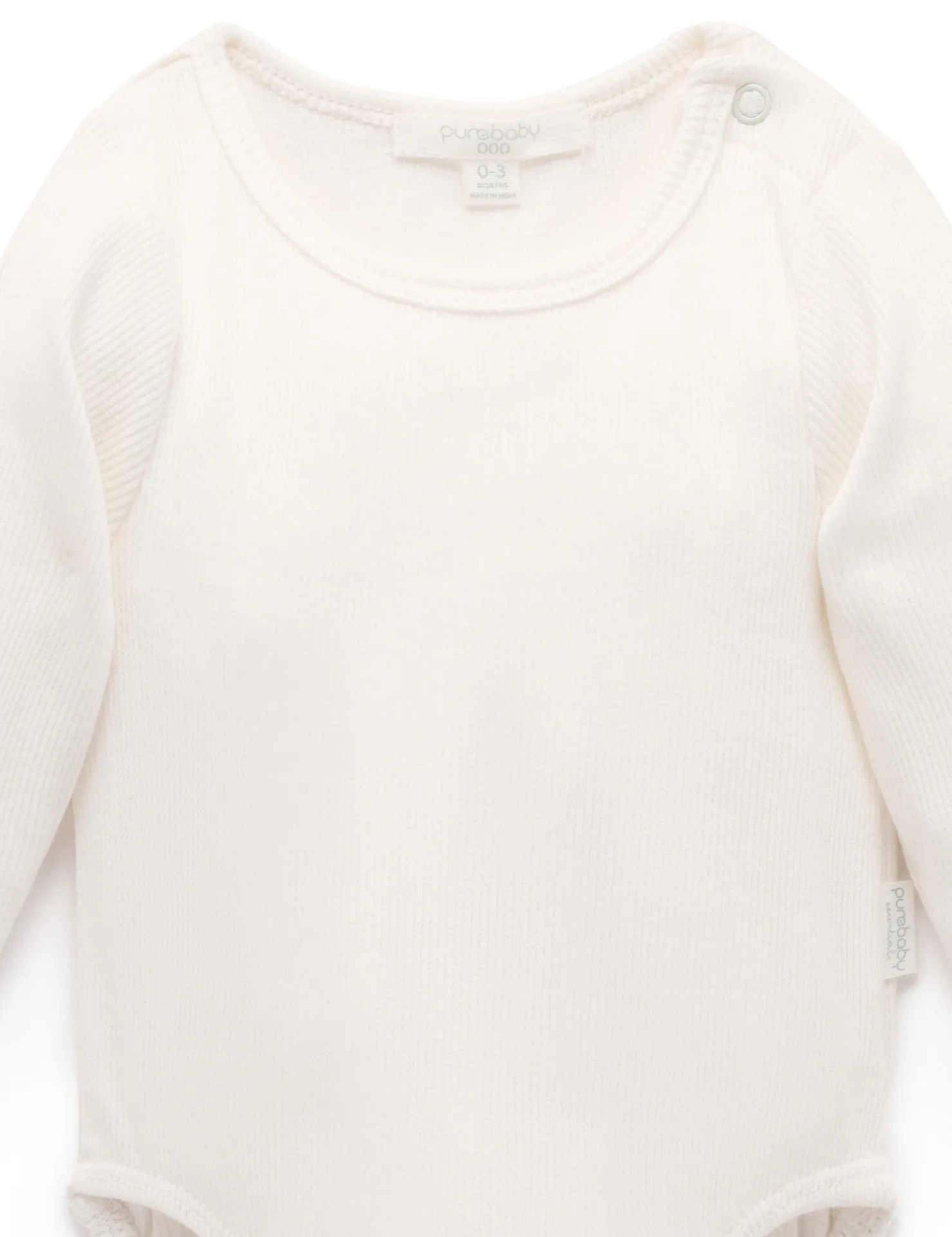 Long Sleeve Ribbed Bodysuit