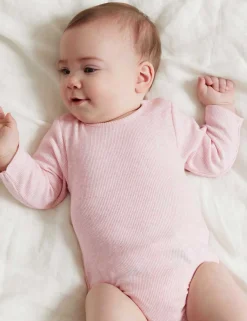 Long Sleeve Ribbed Bodysuit