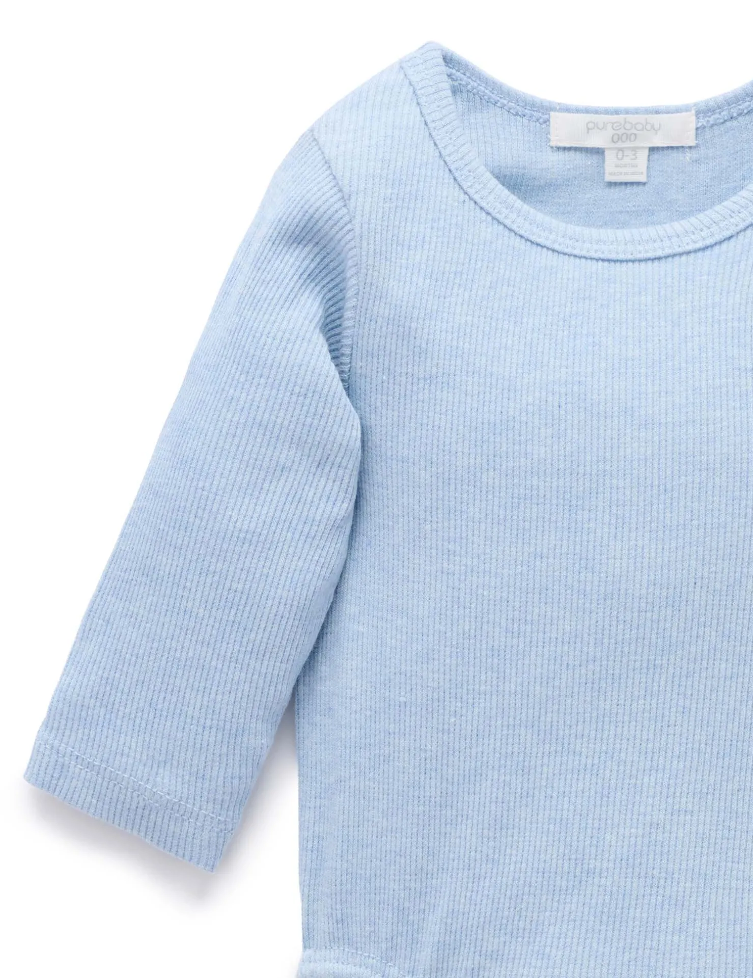 Long Sleeve Ribbed Bodysuit