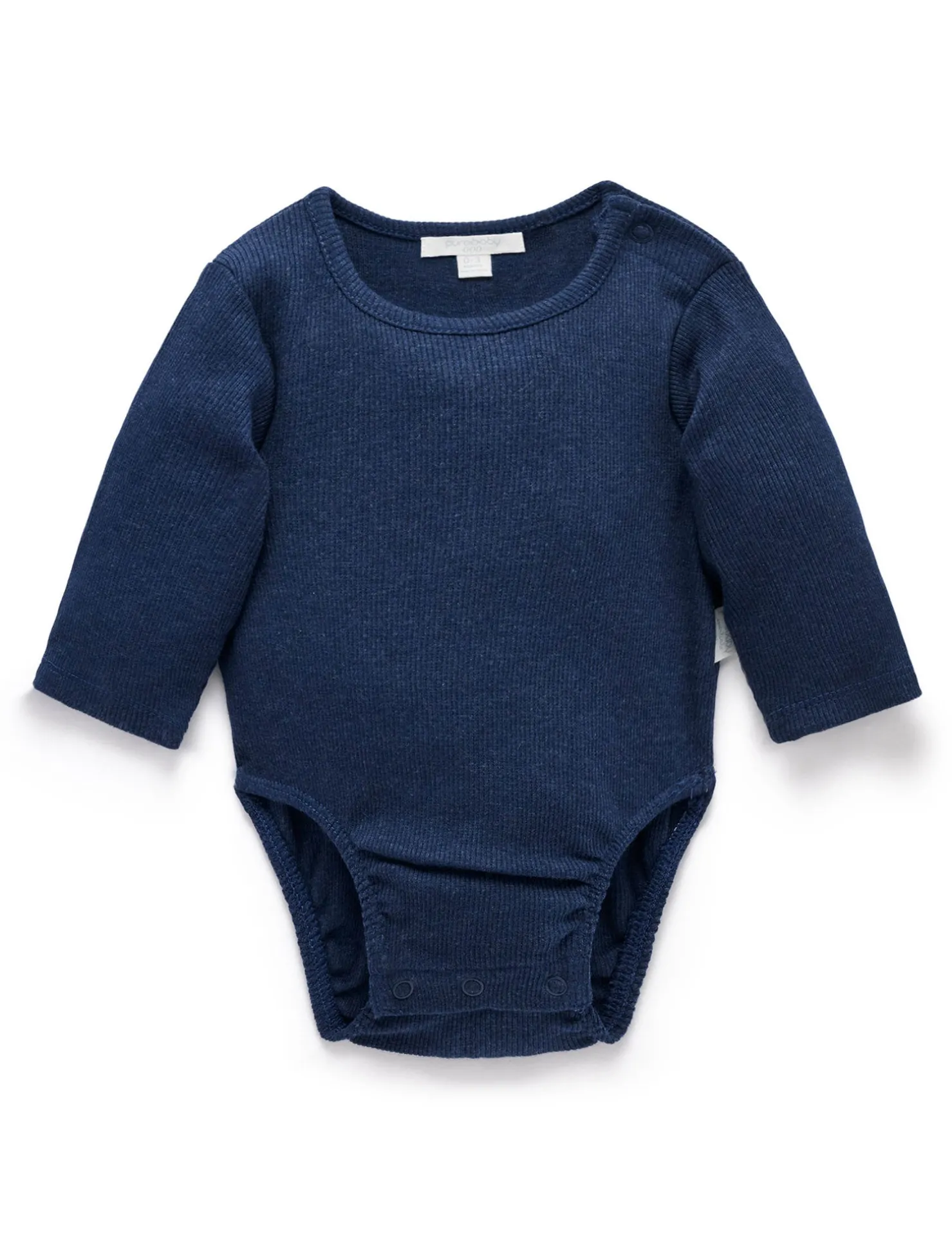 Long Sleeve Ribbed Bodysuit