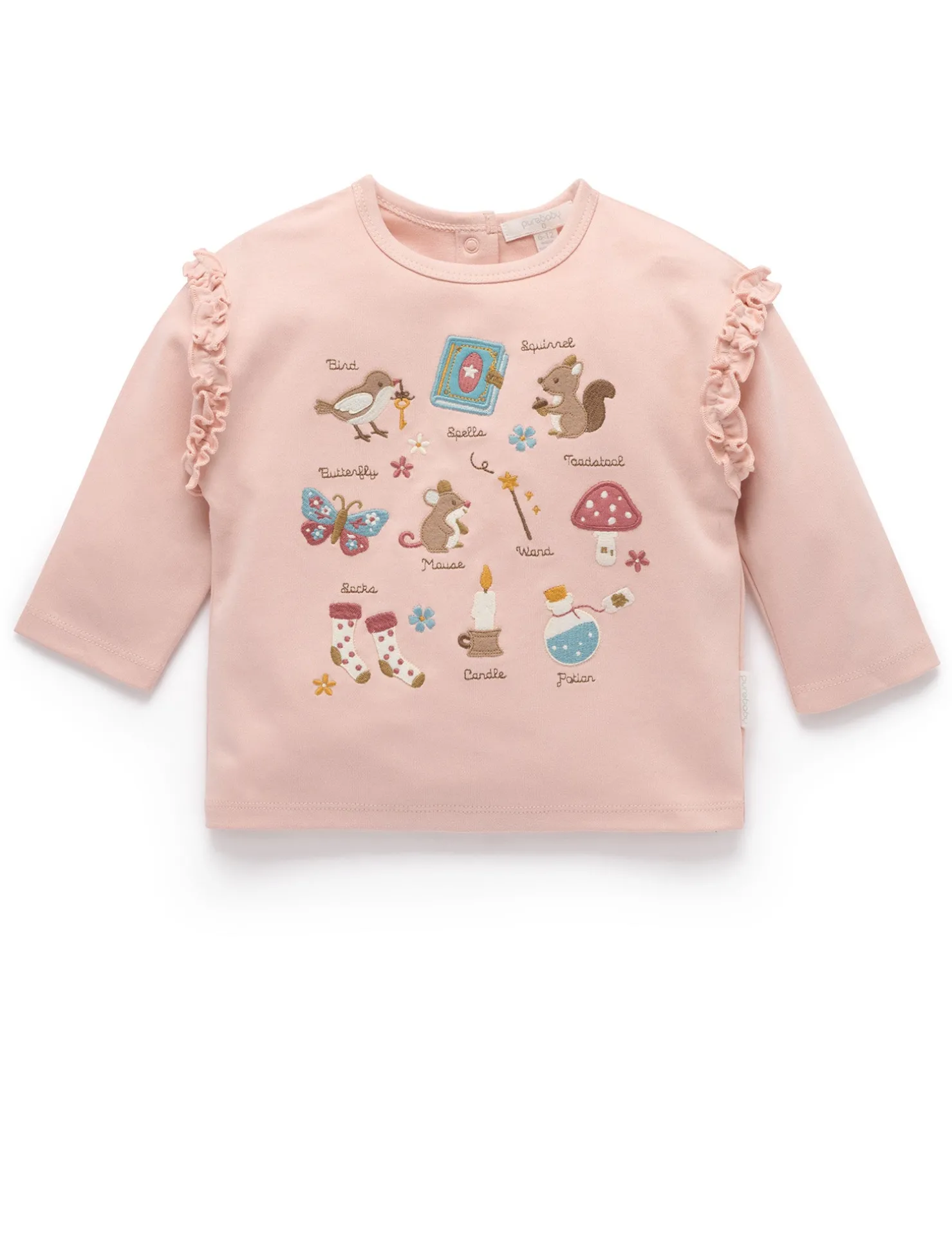 Mouse Thick Ruffle Top