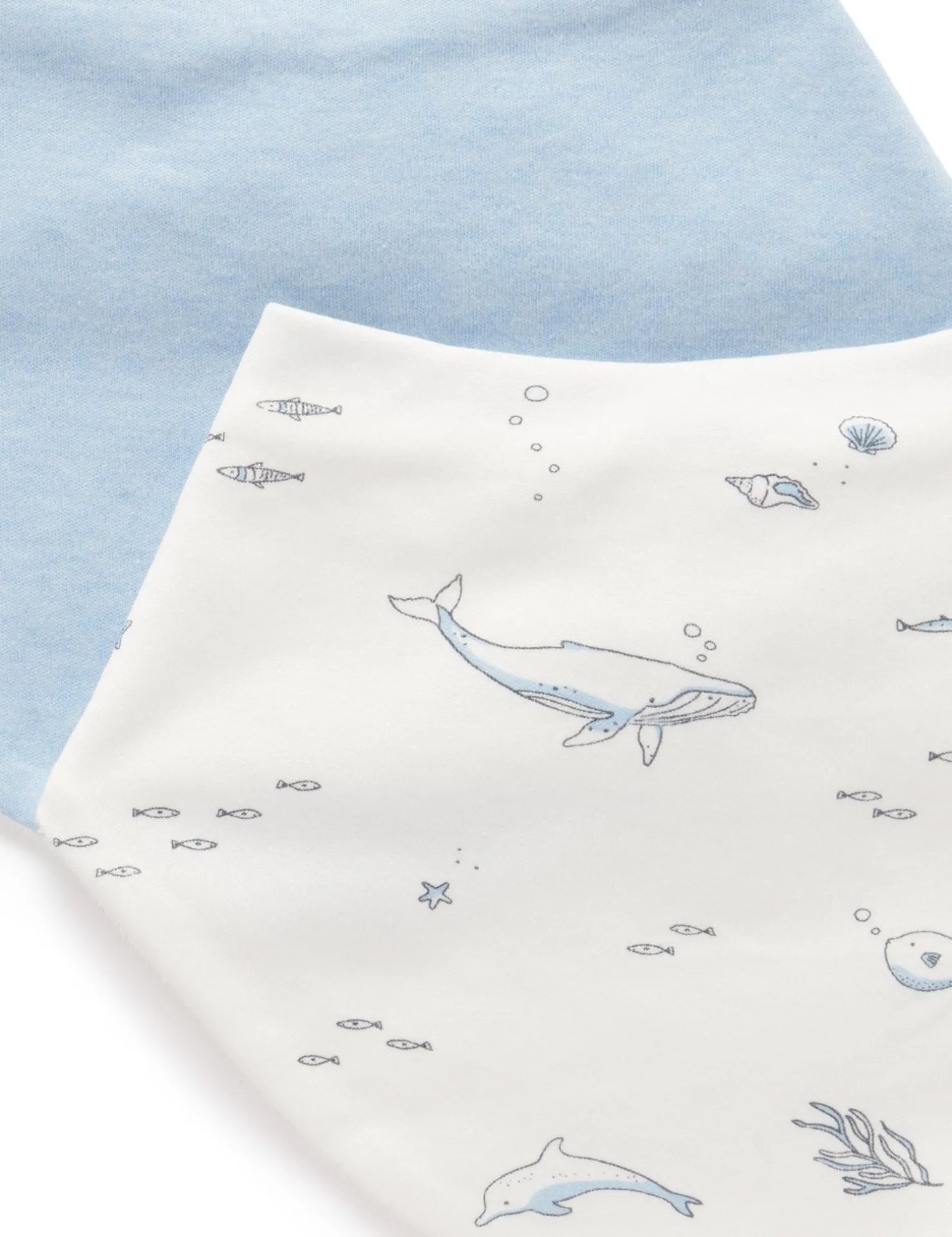 Nautical 2 Pack Dribble Bib