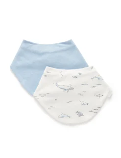 Nautical 2 Pack Dribble Bib