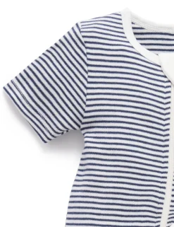 Nautical 2 Pack Short Zip Growsuit