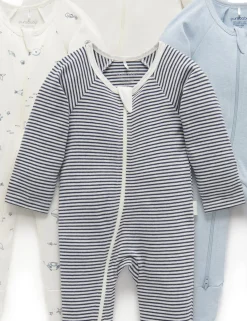 Nautical 4 Pack Zip Growsuit