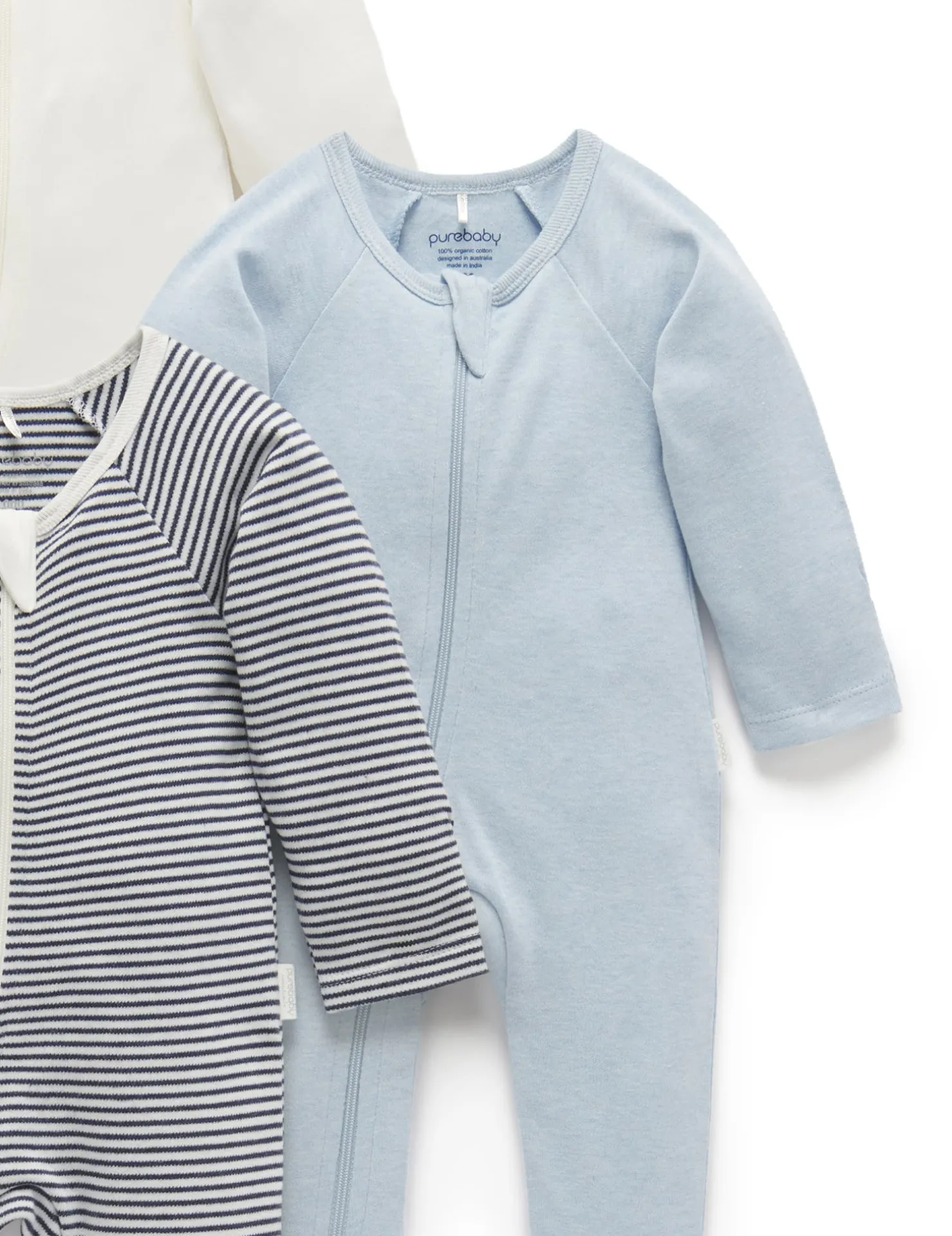 Nautical 4 Pack Zip Growsuit