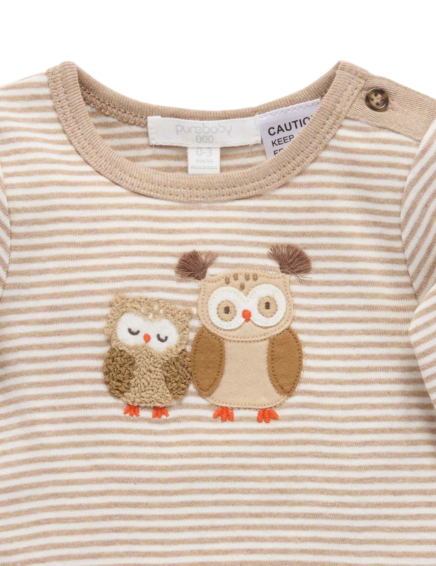 Owl Applique Bodysuit