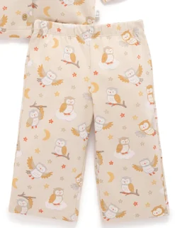 Owl Dreams Thick Button Up PJ Set