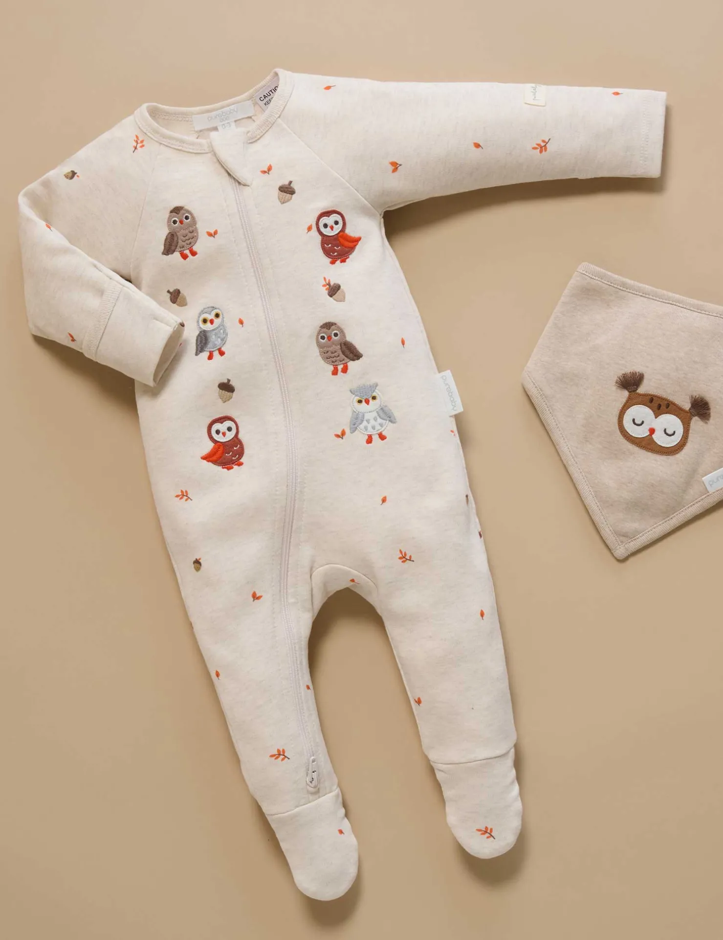 Owl Thick Zip Growsuit