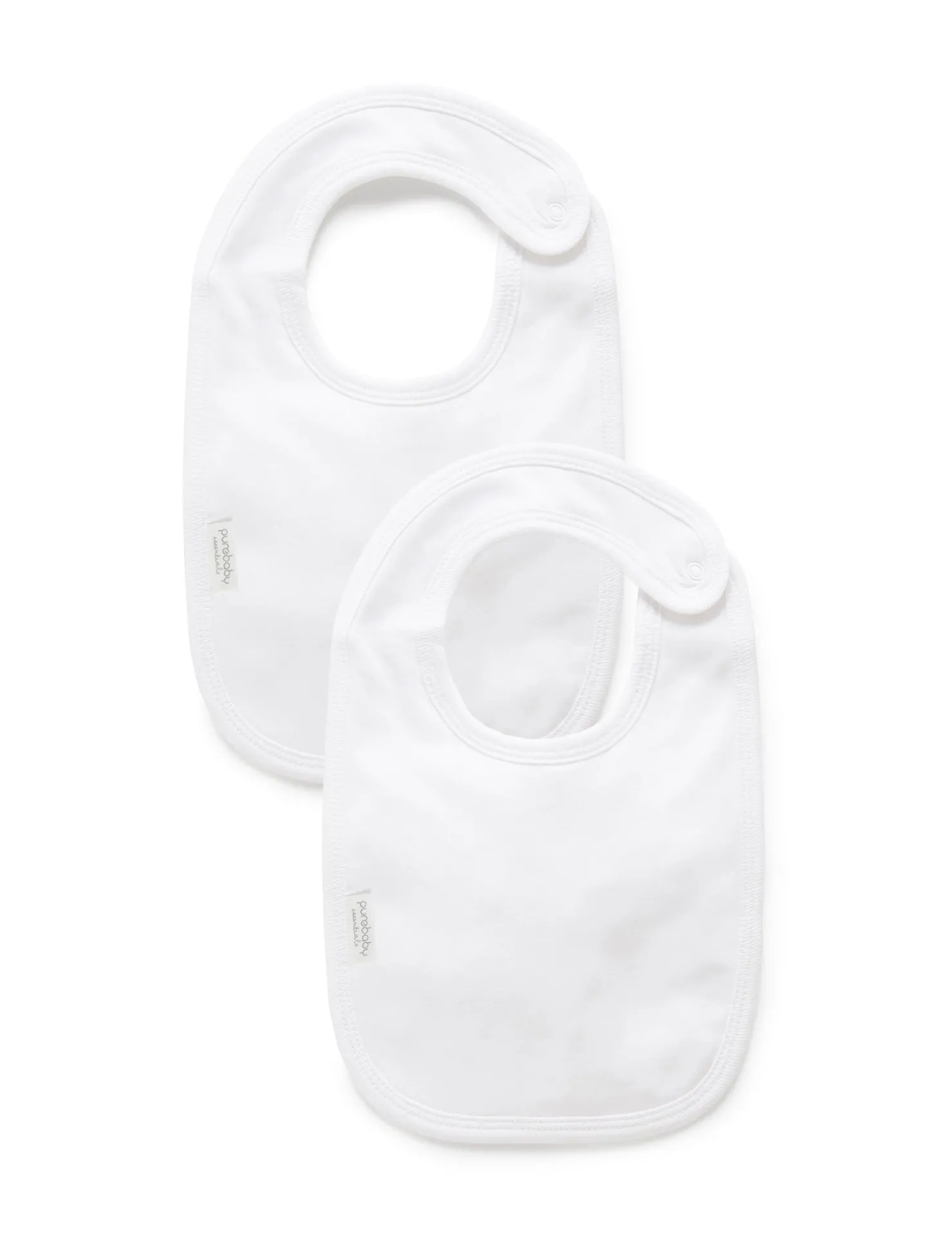 2 Pack Bib White