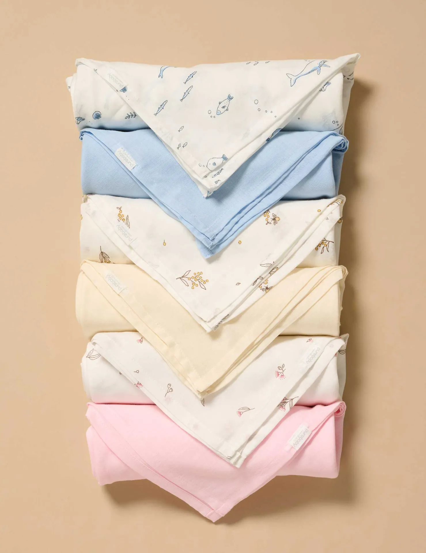 2 Pack Blossom Muslin Wrap
