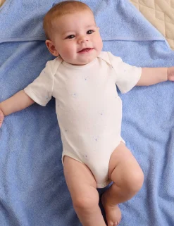 2 Pack Easy Neck Short Sleeve Bodysuit