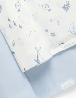 2 Pack Nautical Muslin Wrap