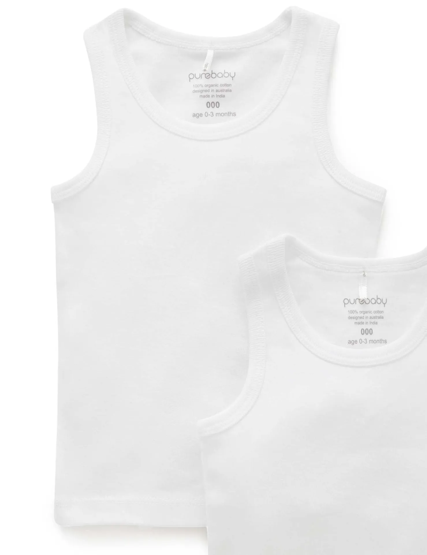 2 Pack Rib Singlet