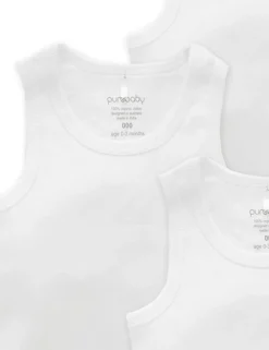 4 Pack Rib Singlet