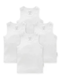 4 Pack Rib Singlet