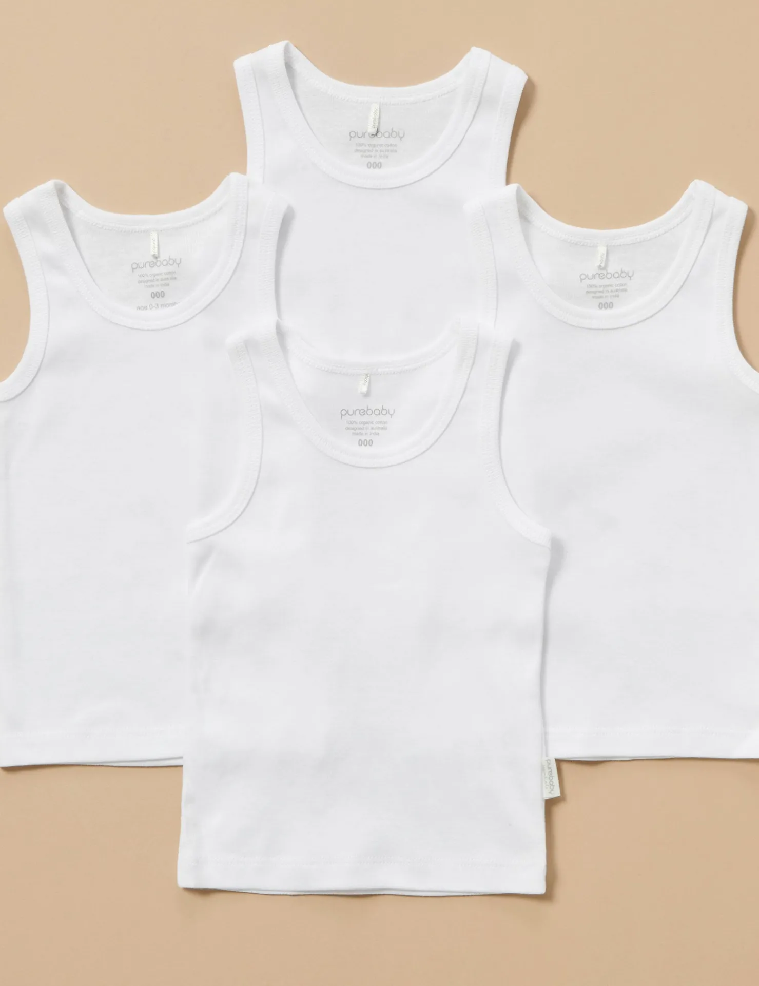 4 Pack Rib Singlet