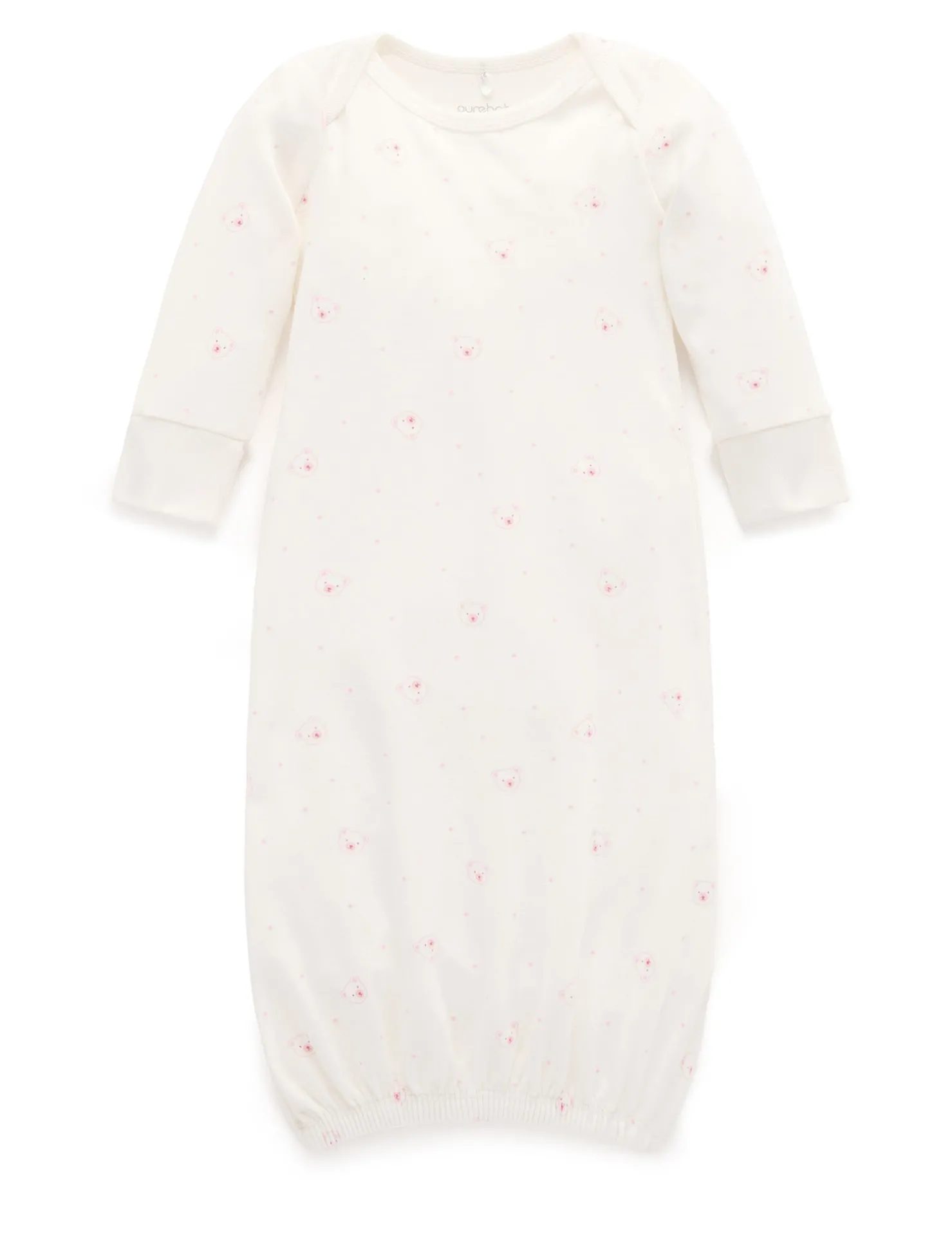 Pink Bear Sleepsuit