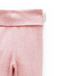 Pointelle Footed Leggings