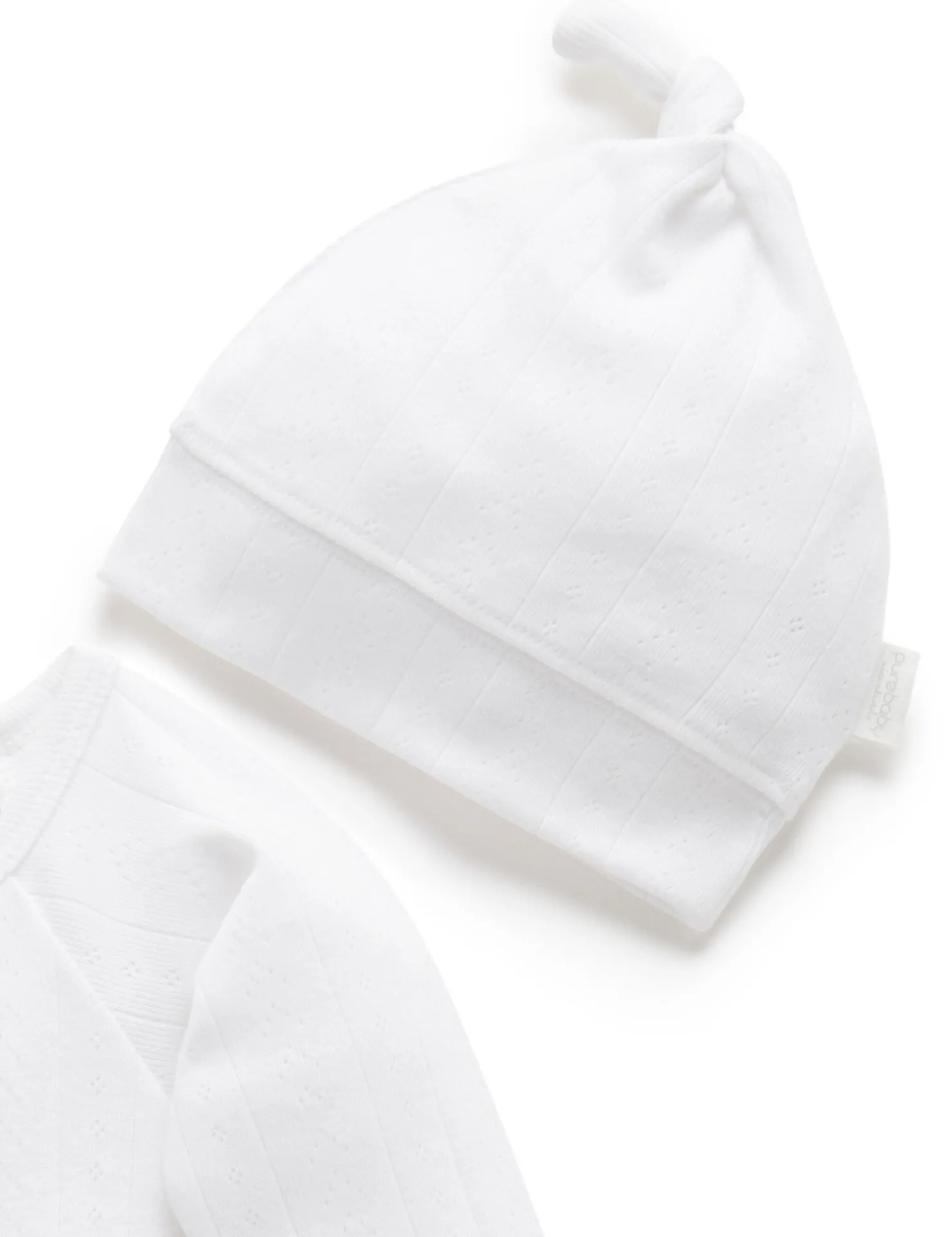 Pointelle Growsuit & Hat Pack