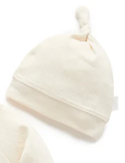 Pointelle Growsuit & Hat Pack