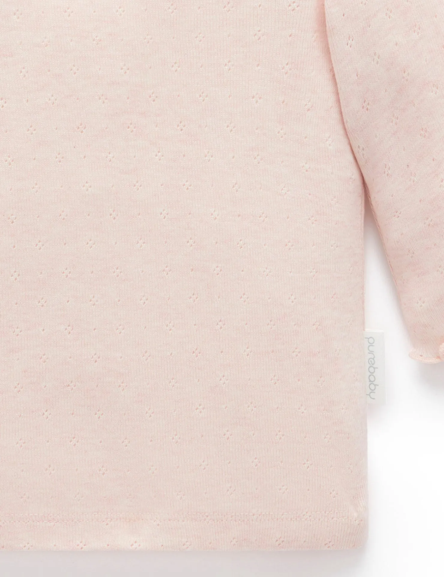 Pointelle Rib Layering Top