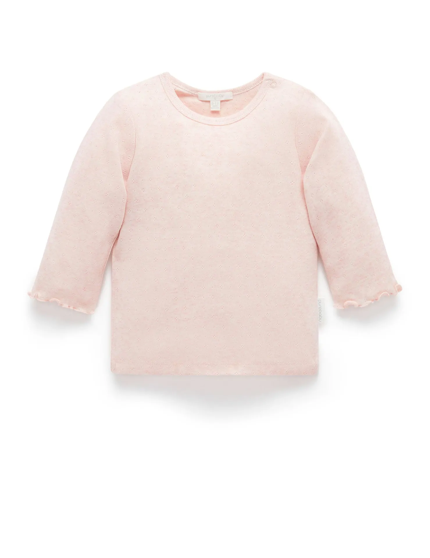 Pointelle Rib Layering Top