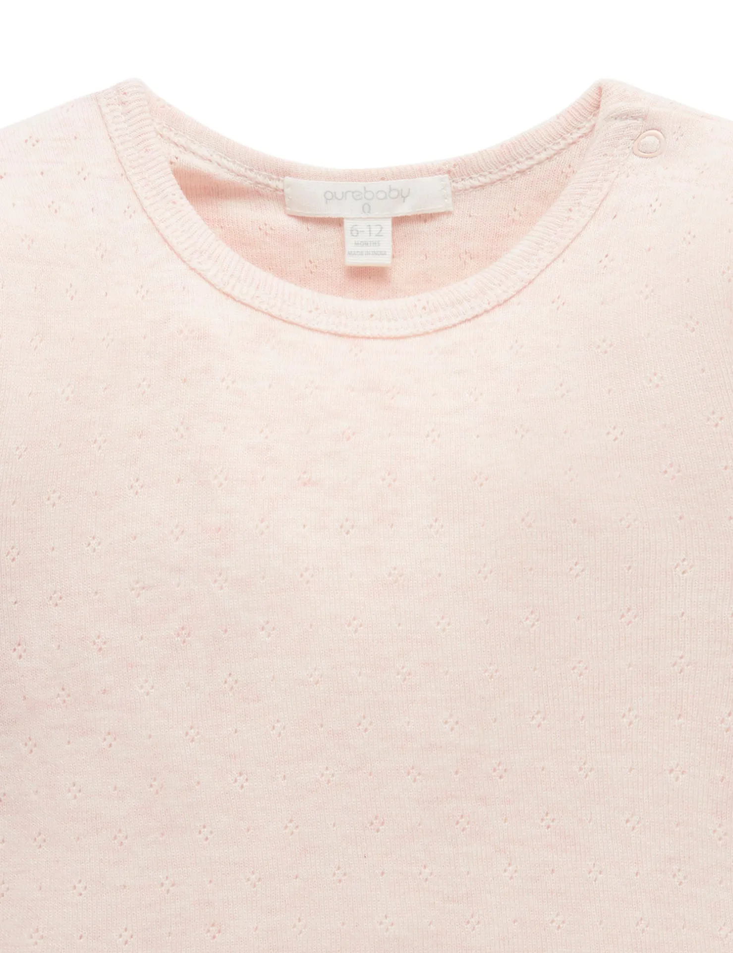Pointelle Rib Layering Top