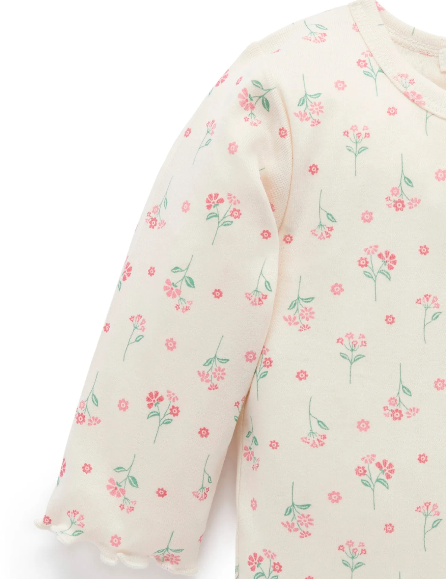 Pointelle Rib Layering Top
