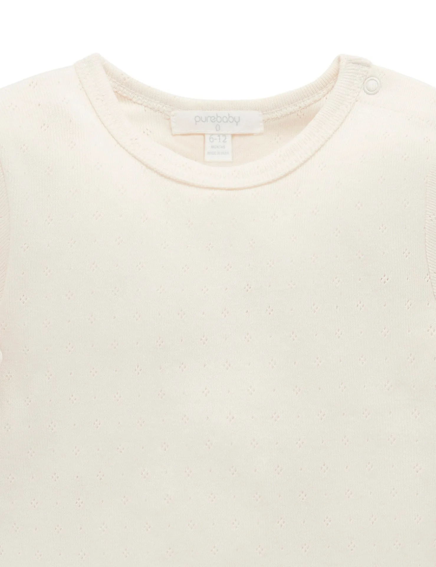 Pointelle Rib Layering Top