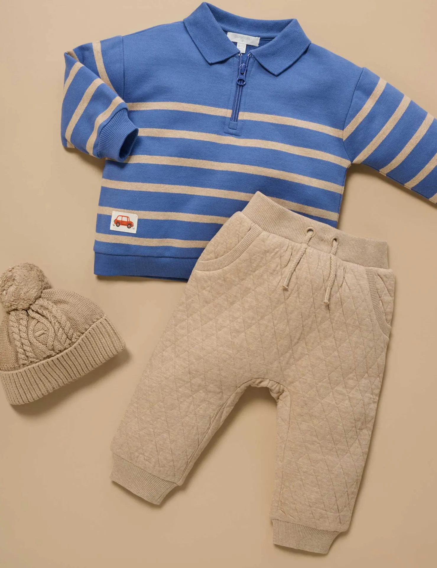 Quilted Track Pants