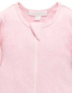 Ribbed Zip Growsuit