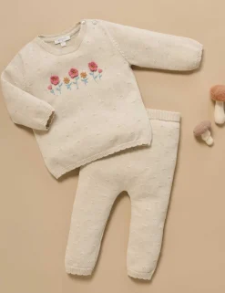 Scalloped Knit Set