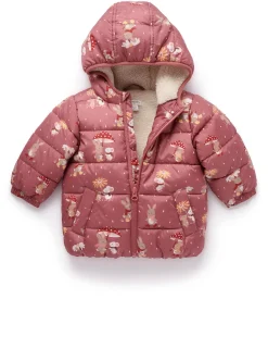Shearling Lined Puffer Jacket