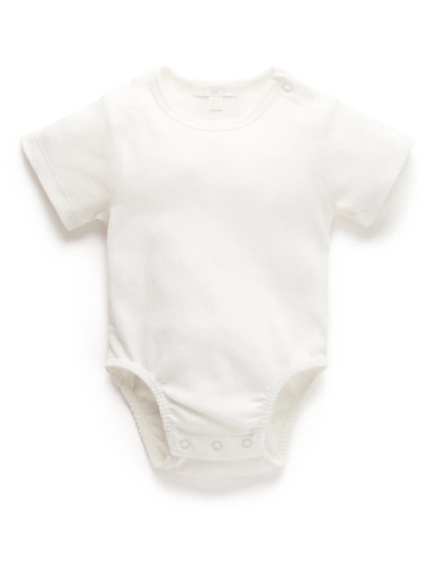 Short Sleeve Ribbed Bodysuit