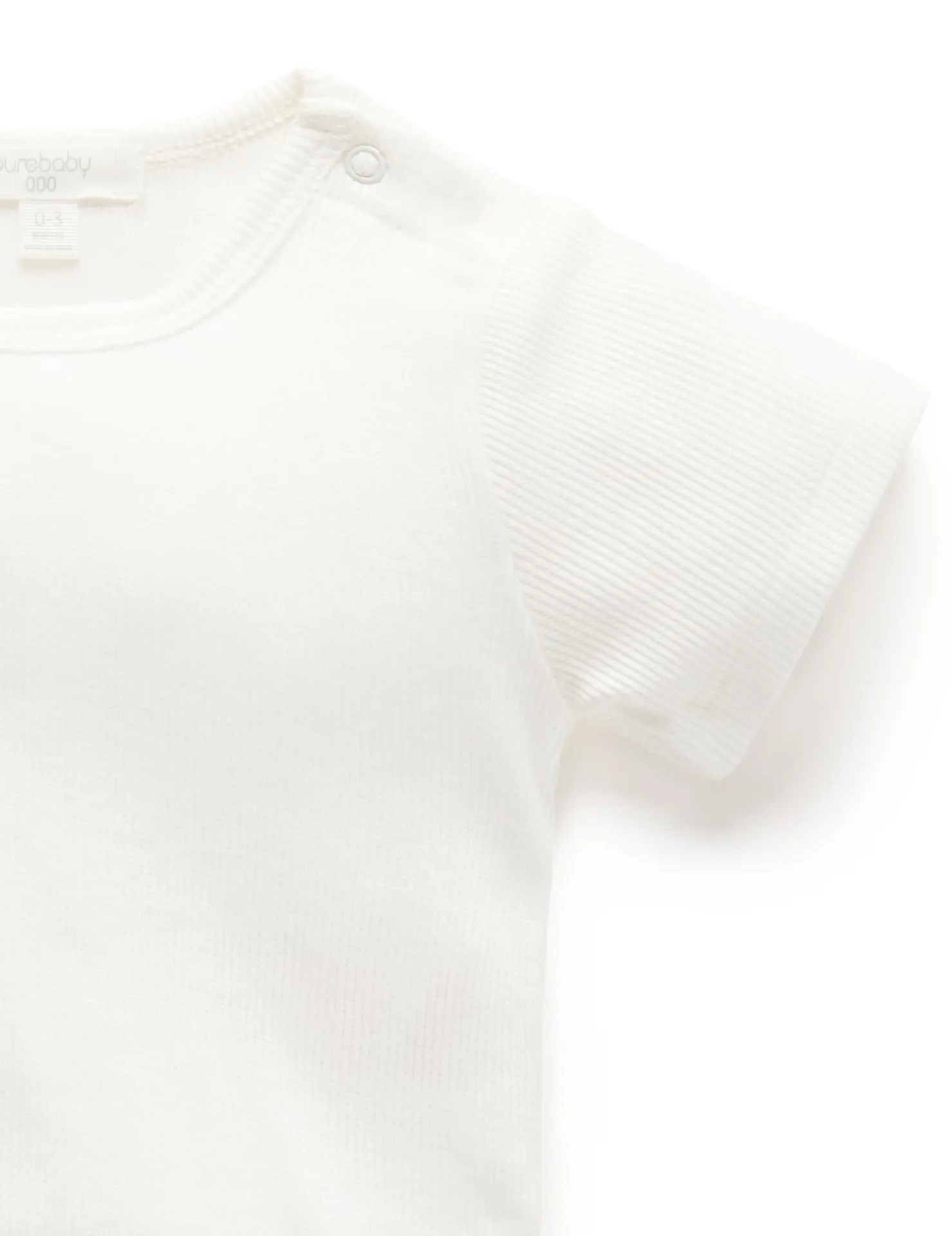 Short Sleeve Ribbed Bodysuit
