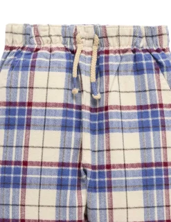 Slouchy Check Pants